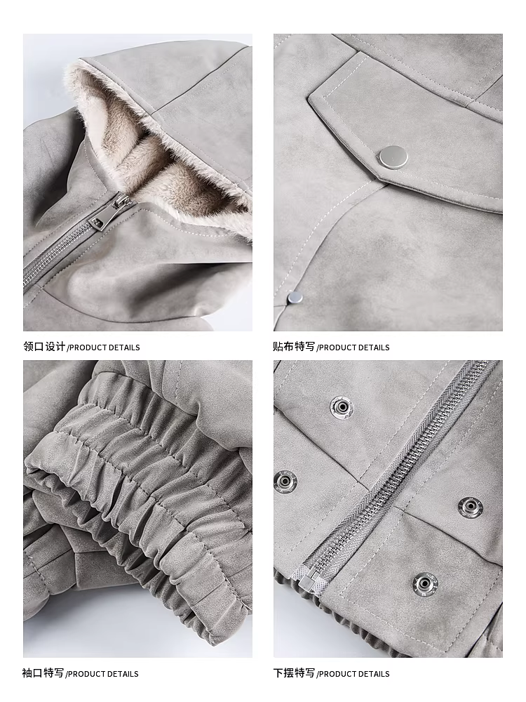 Wukong có sẵn áo khoác cotton có mũ trùm đầu kiểu Mỹ thời thượng của thương hiệu Zuo Shandiao dành cho nam, áo khoác cotton đa năng ấm áp mùa đông dành cho cặp đôi.