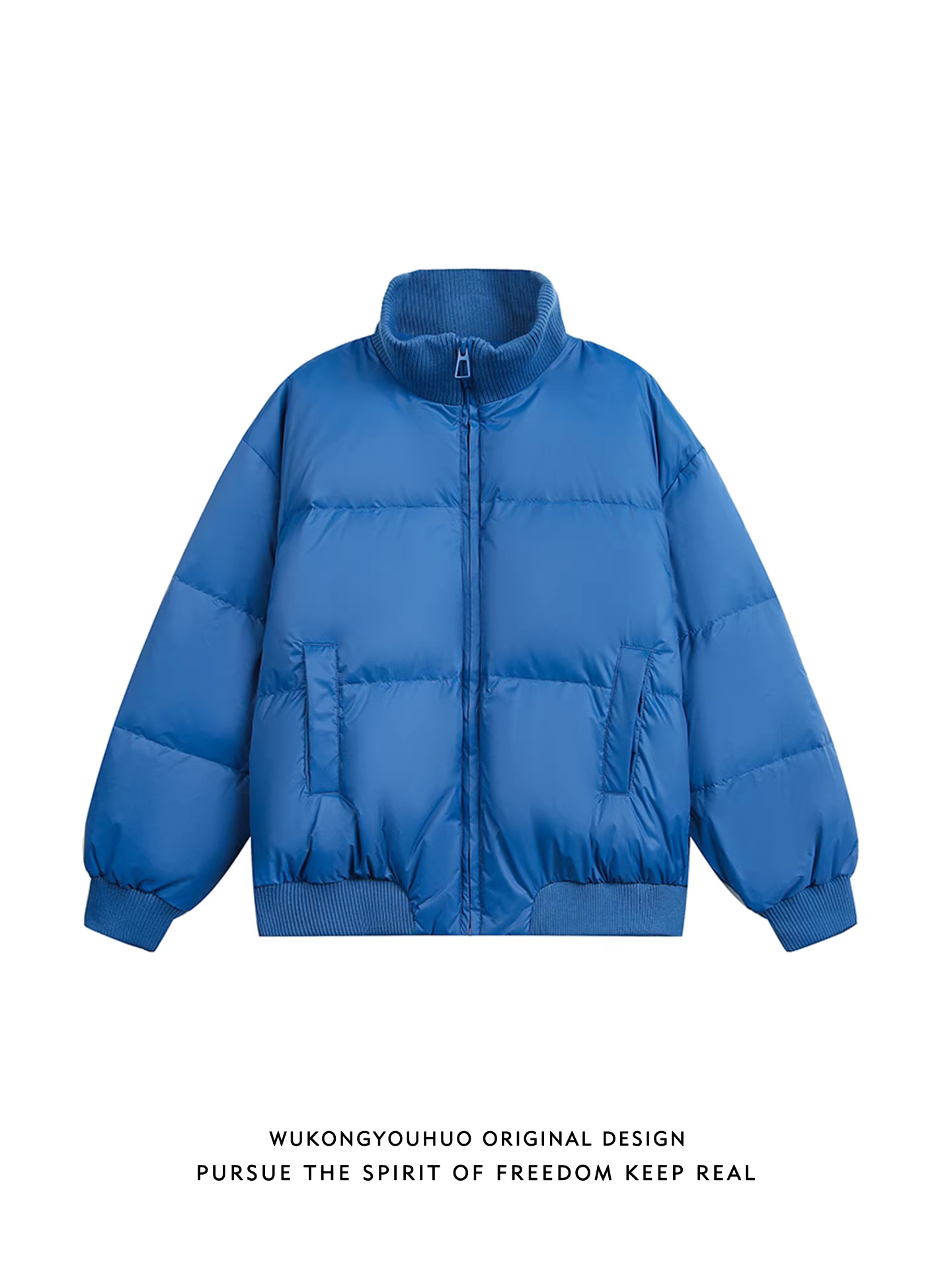 Wukong có sẵn áo khoác phao cổ đứng mùa đông thời thượng, 90% lông vũ trắng, dành cho nam, kiểu dáng cổ điển Mỹ, áo khoác giữ ấm và chống lạnh cho cặp đôi.