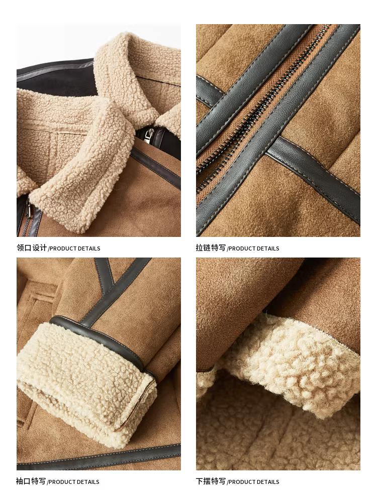 Wukong có sẵn áo khoác da lộn cổ điển mùa đông kiểu Mỹ dành cho nam, phong cách đường phố thời thượng, dáng rộng, chất liệu cotton ấm áp dành cho cặp đôi.