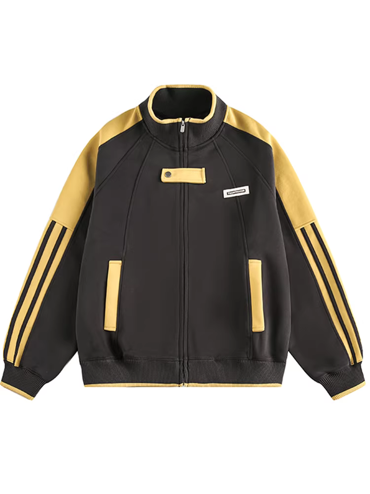 Wukong có sẵn áo khoác cổ đứng có khóa kéo kiểu Mỹ thời thượng dành cho nam và nữ, áo khoác thường ngày đa năng kiểu dáng rộng rãi cổ điển dành cho cặp đôi.