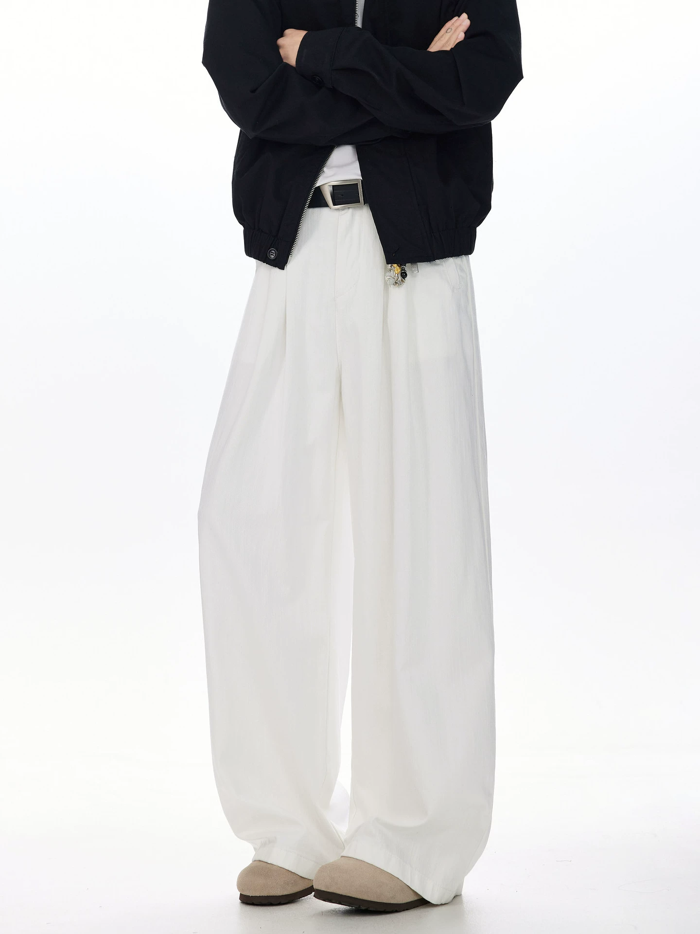 Wukong có sẵn quần jean nam kiểu dáng thẳng, phong cách Mỹ, thương hiệu thời thượng, chất liệu cleanfit, quần âu dáng rộng, phong cách đường phố, đa năng.