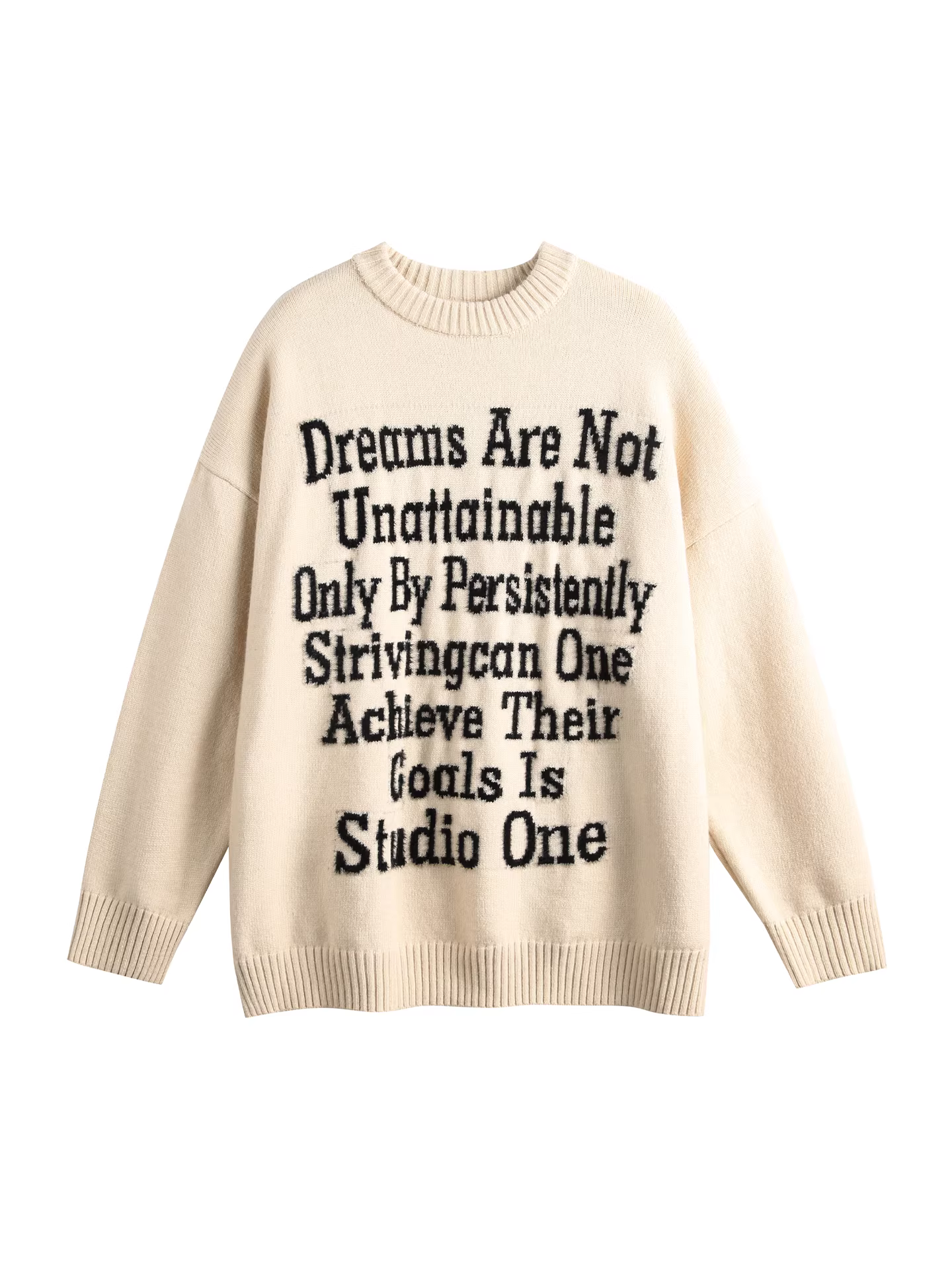 Wukong có sẵn áo len dệt kim cổ tròn kiểu chữ retro Mỹ dành cho nam, áo len cặp đôi dáng rộng thời thượng mùa thu, đa năng.