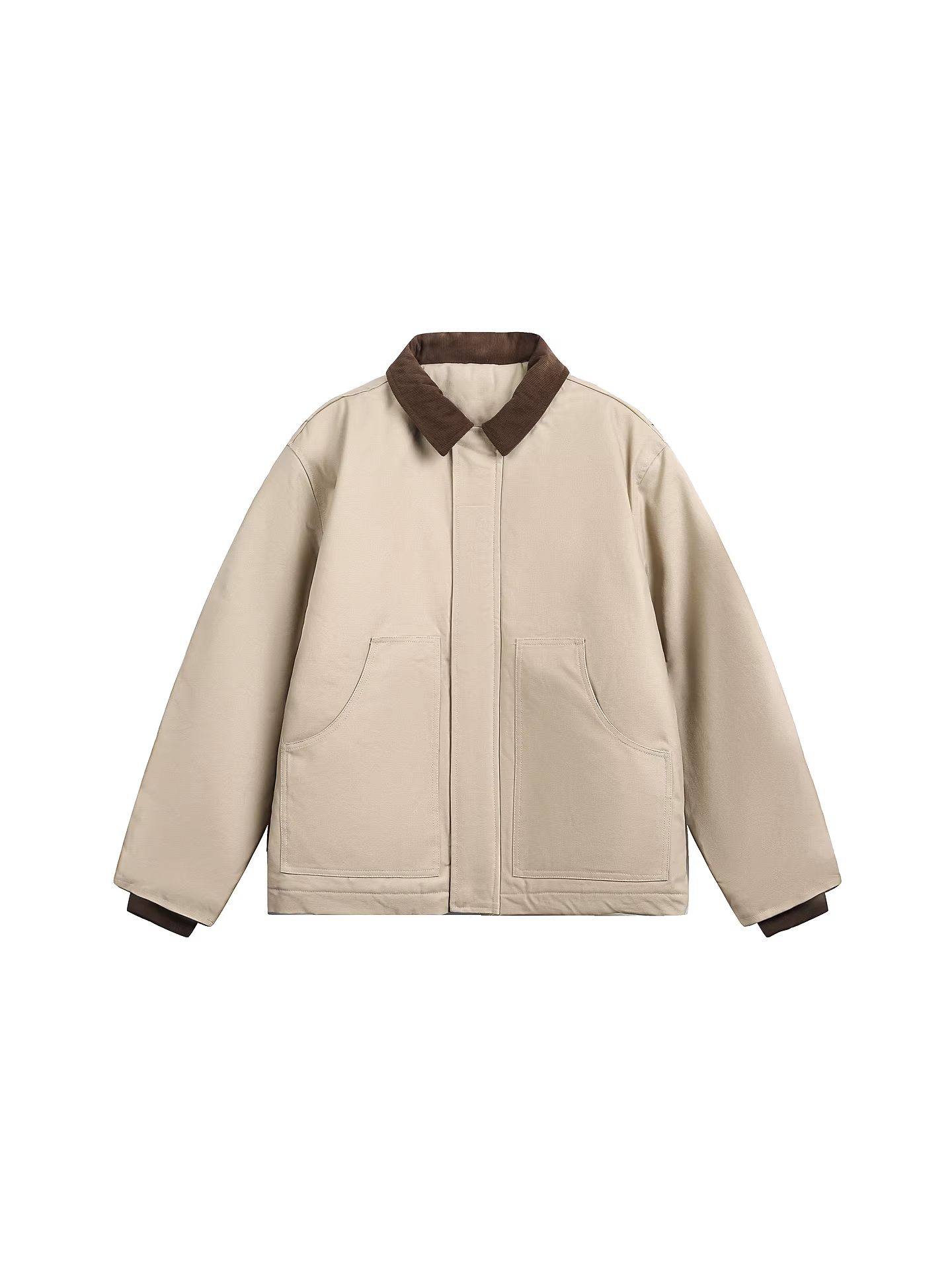 Wukong có sẵn áo khoác cotton kiểu dáng công sở phối màu thời thượng mùa đông dành cho nam và nữ, áo khoác cotton đa năng kiểu dáng rộng phong cách Mỹ dành cho cặp đôi.