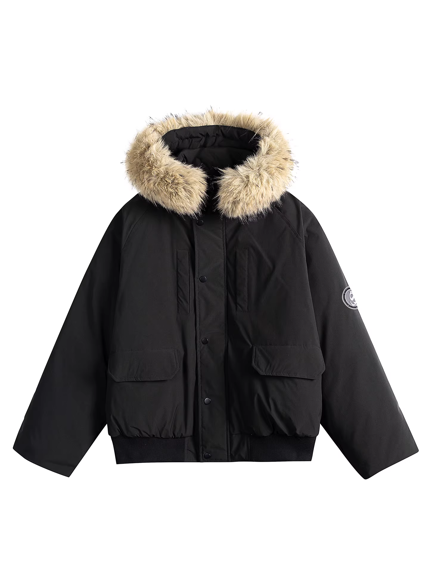 Áo khoác phao có mũ trùm đầu, cổ lông tháo rời mùa đông của Ngộ Không, dành cho nam và nữ, thương hiệu thời thượng, 90% lông vịt trắng, áo ấm dành cho cặp đôi.