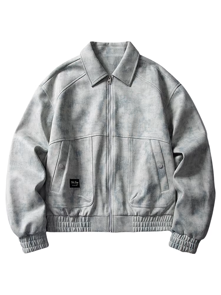 Wukong có sẵn áo khoác phối màu tie-dye phong cách Mỹ thời thượng dành cho nam và nữ, áo khoác cặp rộng rãi và đa năng cho mùa thu.