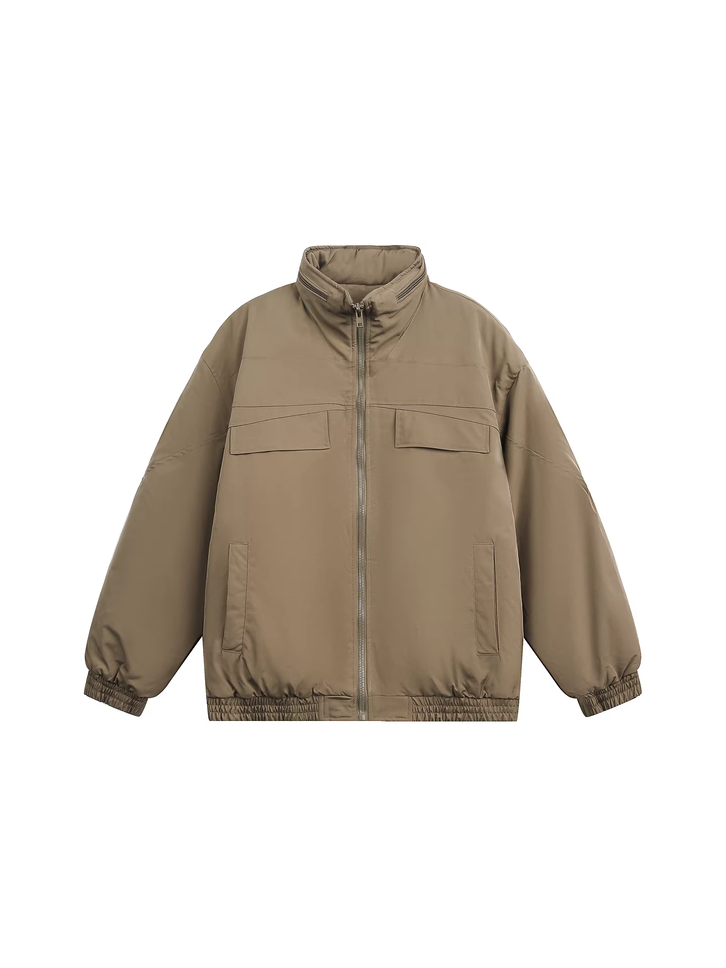 Wukong có sẵn áo khoác cotton cổ đứng phong cách Mỹ, kiểu dáng hiện đại, chất liệu vải thô, chống gió, đa năng, ấm áp mùa đông 2025.