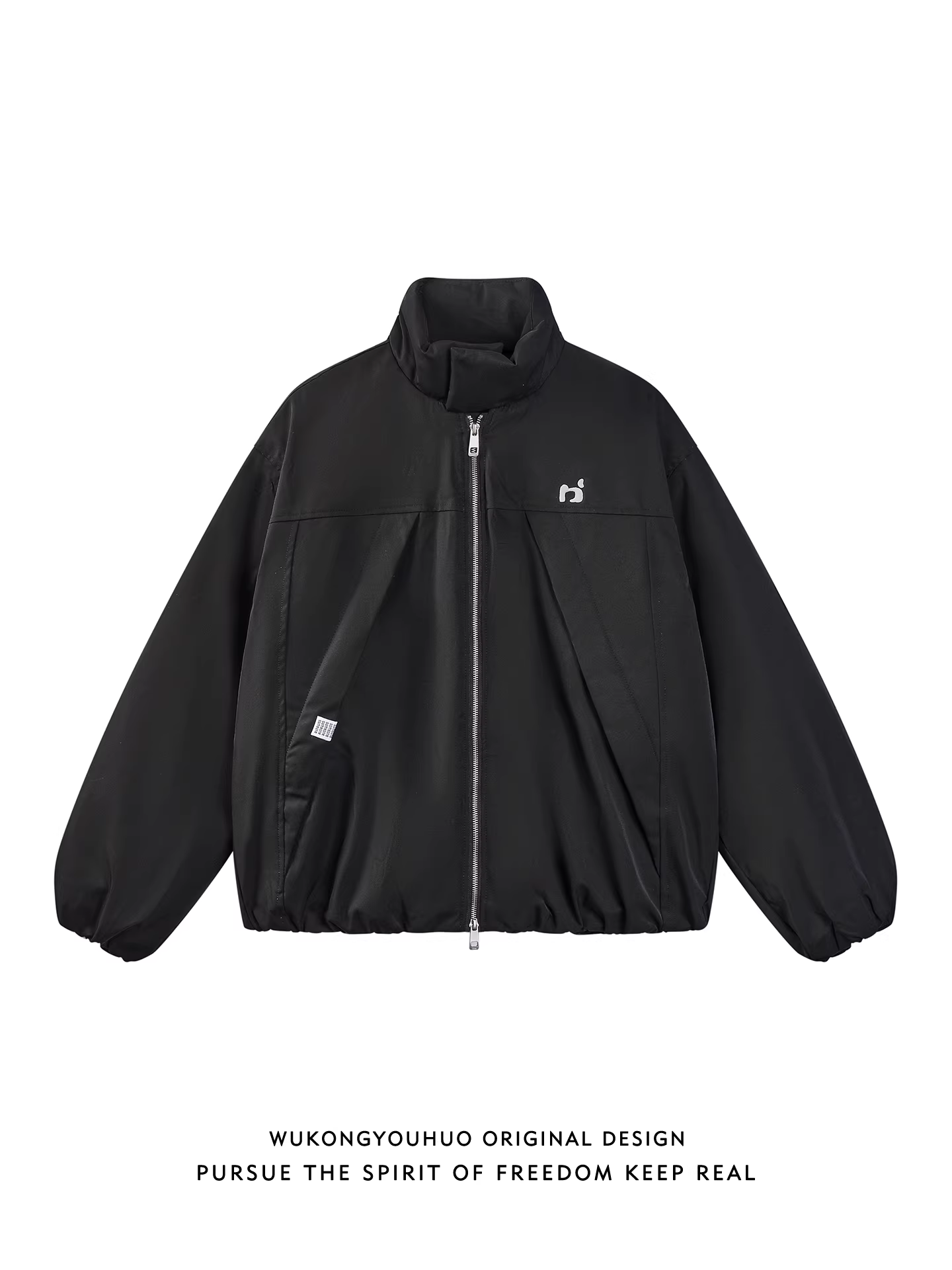 Wukong có sẵn áo khoác cotton dày cổ đứng thời trang mùa đông dành cho nam và nữ, áo khoác cotton ấm áp kiểu dáng rộng cổ điển dành cho cặp đôi.