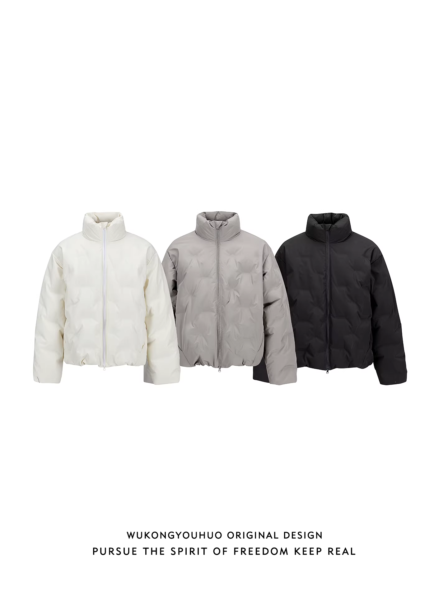 Wukong có sẵn áo khoác ngắn mùa đông 90% lông vũ trắng dành cho nam, kiểu dáng thời trang theo phong cách Mỹ, chống thấm nước, ấm áp, dày dặn, đa năng.