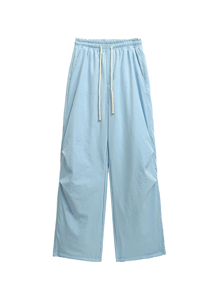 Wukong có sẵn quần lông vũ trắng 90% giữ ấm mùa đông dành cho nam, kiểu dáng thẳng, phong cách retro thời thượng, quần trượt tuyết dày dặn dành cho cặp đôi.