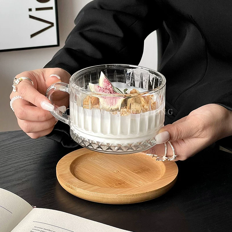 Bát đựng ngũ cốc, kem, sữa chua, pudding, tráng miệng, hoa quả, đồ ăn nhẹ kiểu Instagram, chất liệu thủy tinh cao cấp
