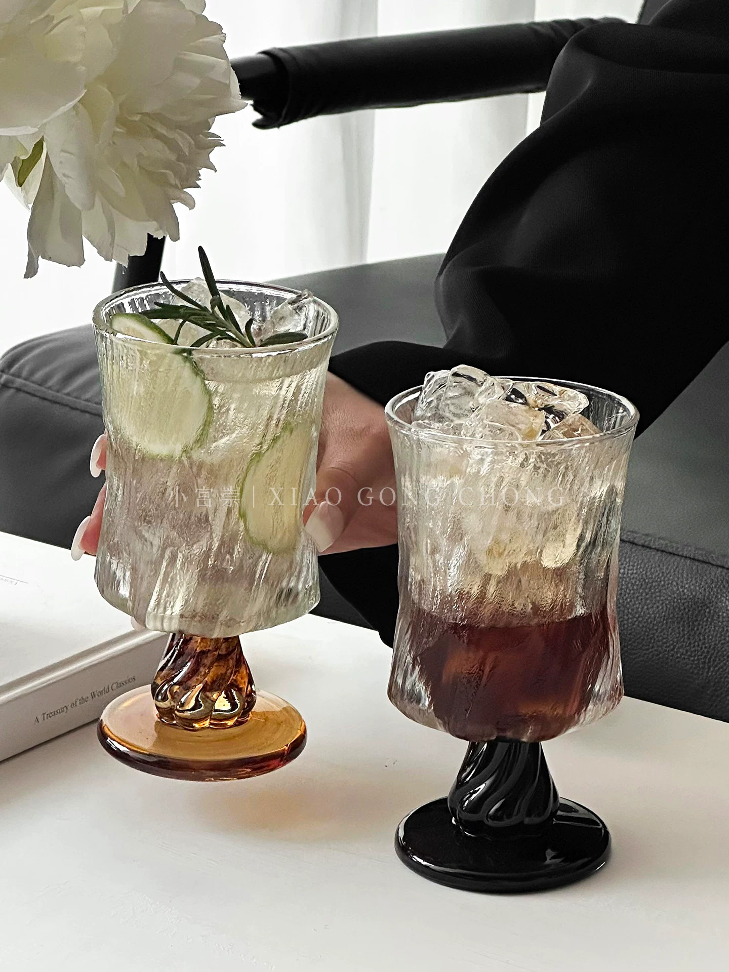 Ly rượu kiểu cung điện Bắc Âu, ly rượu vang đỏ cao cấp và sang trọng nhẹ nhàng, tách cà phê độc đáo, ly nước ép, ly đồ uống