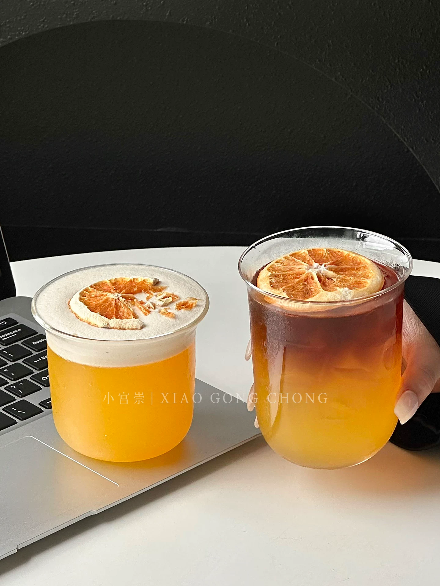 Ly thủy tinh miệng rộng, mỏng, dùng cho latte, Americano, đồ uống sáng tạo tự làm, trà sữa, nước ép, trà trái cây