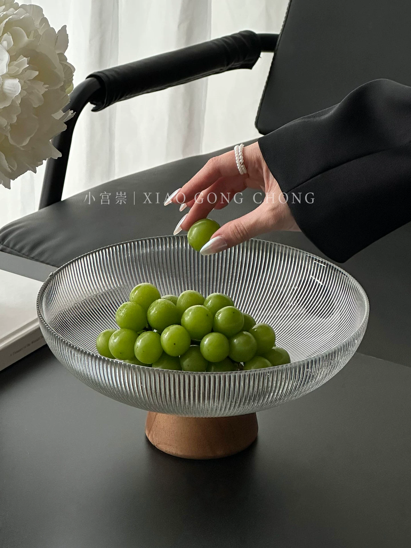 Đĩa đựng trái cây cao cấp, sang trọng, dùng cho bàn cà phê gia đình, đĩa đựng hoa quả khô bằng thủy tinh cao cấp, đĩa đựng kẹo và đồ ăn nhẹ dung tích lớn, vật trang trí để bàn.