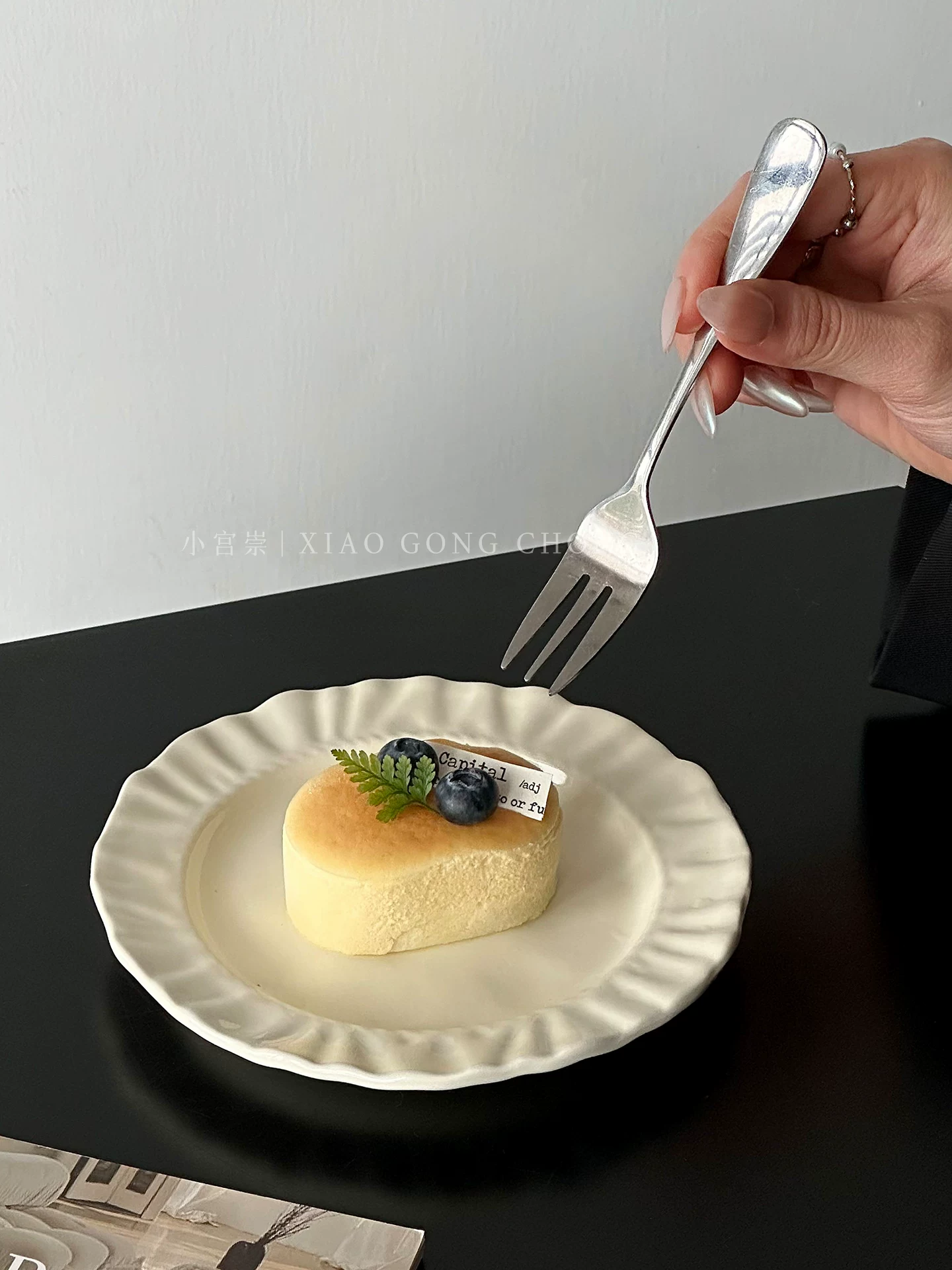 Đĩa sứ phong cách Ins, mang lại cảm giác sang trọng, đĩa bánh ngọt dùng trong nhà, đĩa trái cây ăn nhẹ cho bữa trà chiều, đĩa hình vỏ sò.