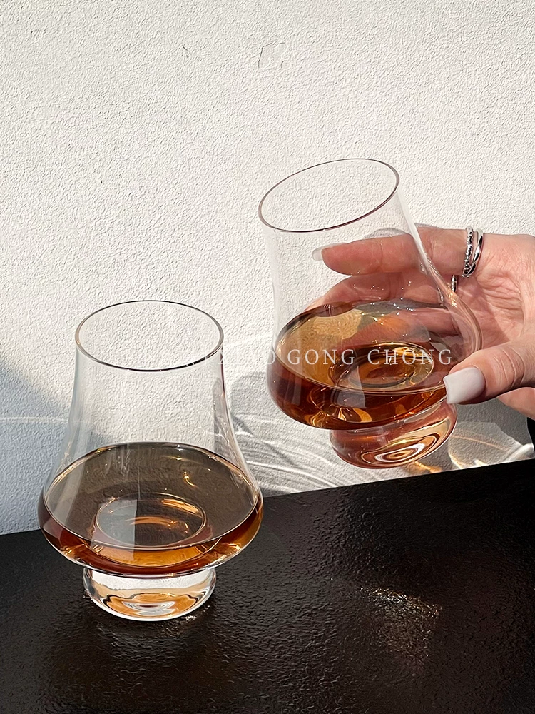 Cốc đựng nước thơm kiểu Pháp, bộ sưu tập riêng biệt, cốc đựng rượu whisky kiểu cổ điển, ly đựng đồ uống nguyên chất, cốc nếm rượu nước ngoài, cốc thủy tinh