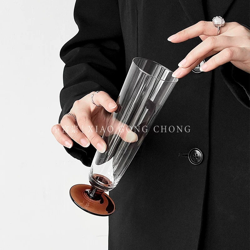 Ly rượu hổ phách độc đáo, ly rượu sâm banh kiểu dáng thời trang và độc đáo, ly rượu vang đỏ, ly sinh tố, ly nước ép, cốc thủy tinh