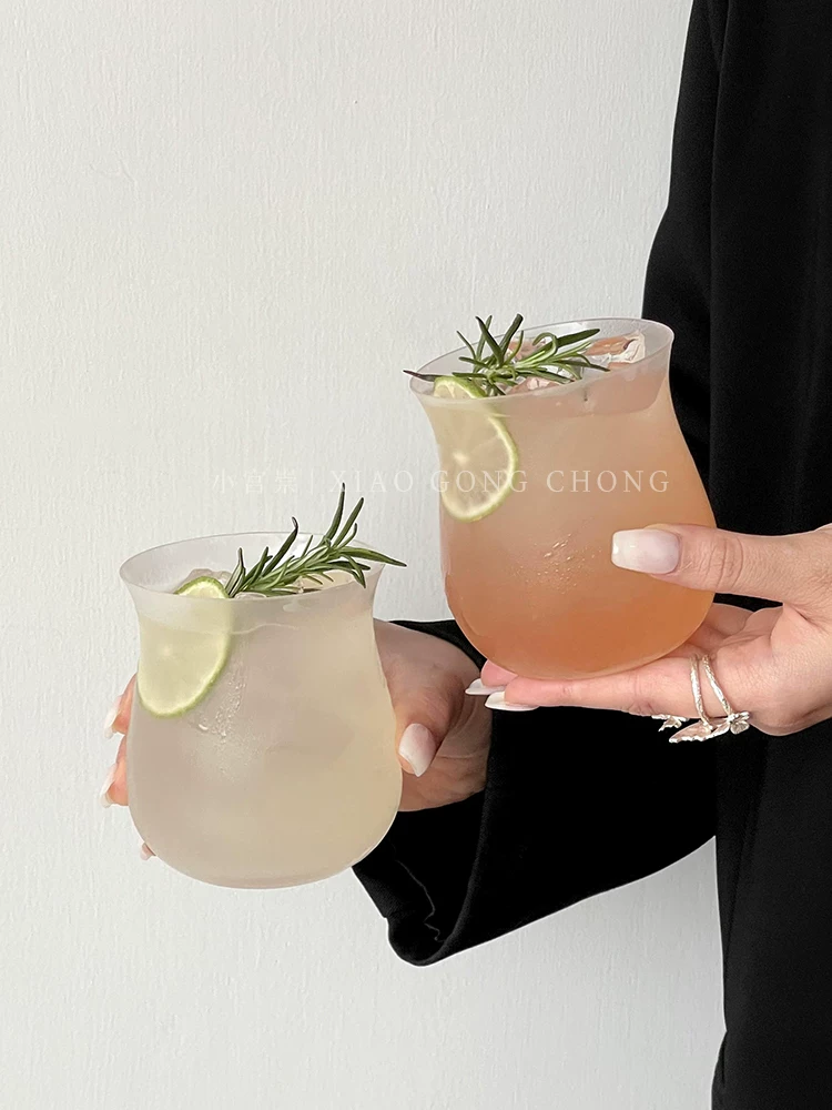Ly thủy tinh mờ kiểu tulip, ly cocktail đặc biệt, ly trà kiểu Trung Hoa, ly uống nước, ly cà phê đá Americano