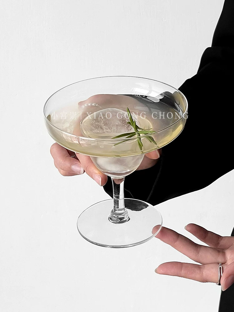 Ly cocktail pha lê phong cách sáng tạo độc đáo, ly margarita, ly sâm panh đơn giản, ly rượu vang có ga