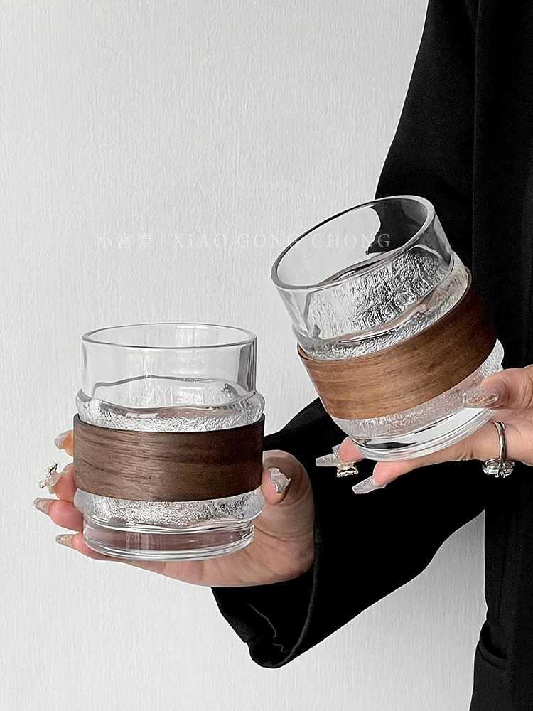 Ly giữ nhiệt tre cao cấp phong cách Ins, chống nóng, treo được, dùng cho cà phê, trà, nước uống lạnh, gia dụng