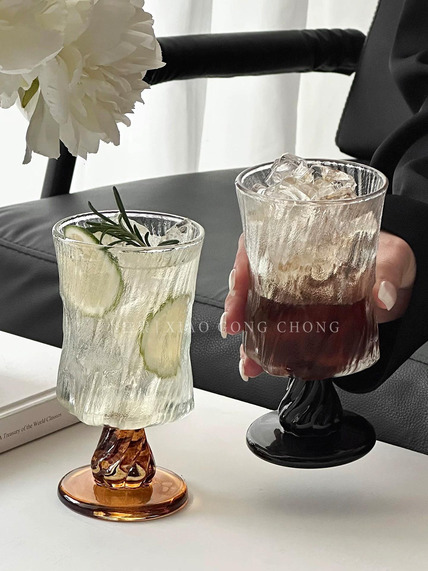 Ly rượu kiểu cung điện Bắc Âu, ly rượu vang đỏ cao cấp và sang trọng nhẹ nhàng, tách cà phê độc đáo, ly nước ép, ly đồ uống
