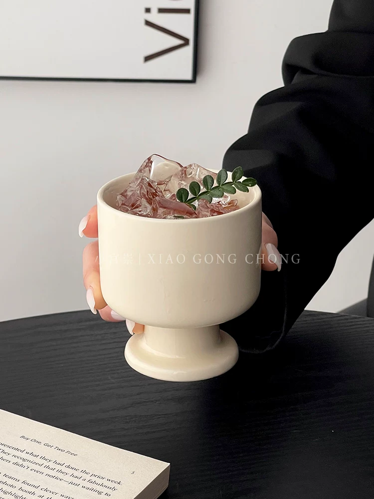 Ly cà phê cổ điển, cốc, cốc gốm, ly cà phê màu trơn, ly nghệ thuật latte cao cấp tinh tế, tách trà