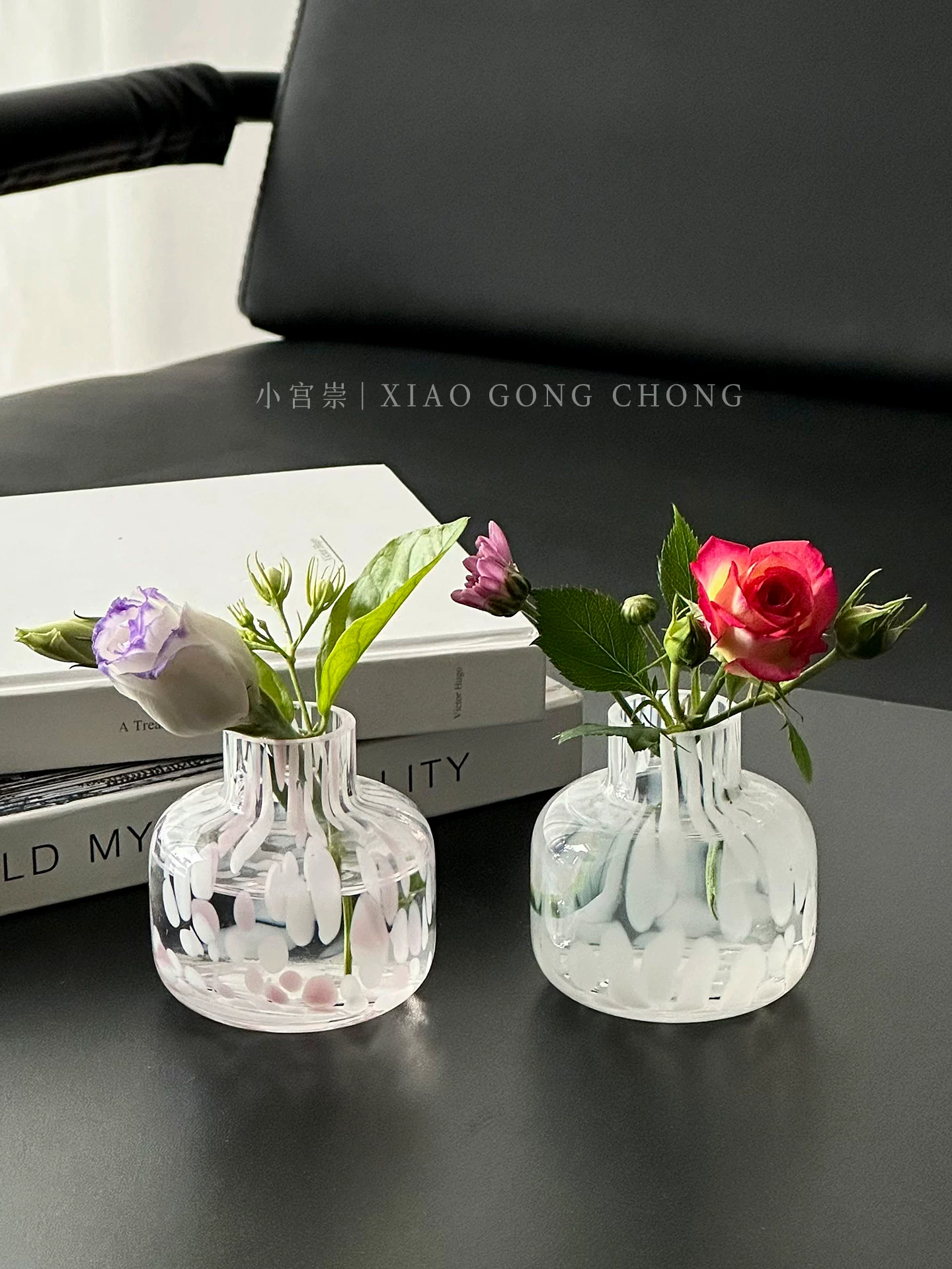 Lọ hoa thủy tinh phong cách retro, trang trí nhà cửa, phòng khách, cắm hoa, đồ trang trí cao cấp, lọ hoa thủy canh