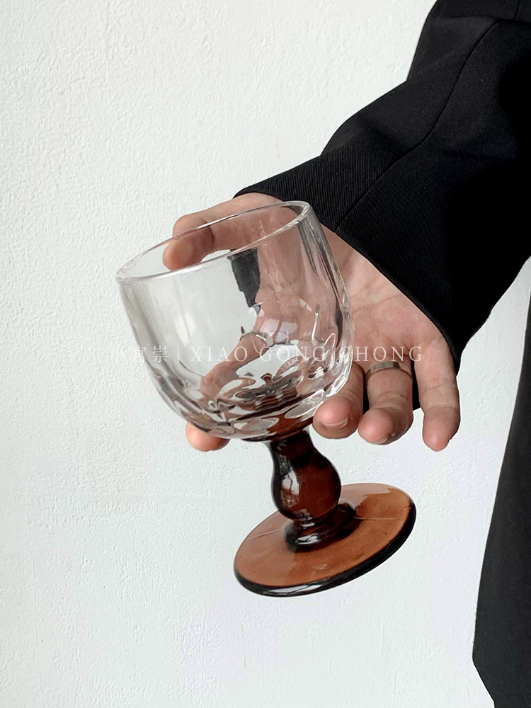 Ly rượu vang pha lê cổ điển phong cách Niche, ly trái cây, ly rượu vang kiểu retro, ly rượu sâm banh cao cấp, ly uống nước lạnh cao cấp