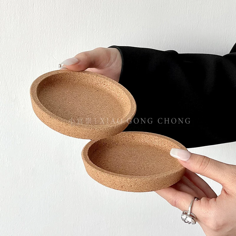 Đế lót ly kiểu Hàn Quốc, đế lót ly tròn cổ điển cách nhiệt cho gia đình, đế lót ly thủy tinh, đế lót ly cà phê ba chiều chống nóng