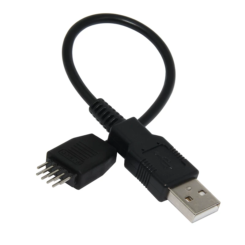 Cáp chuyển đổi USB đực sang USB 9 chân trên bo mạch chủ, tích hợp Bluetooth để kết nối với cổng USB ngoài, dài 20CM