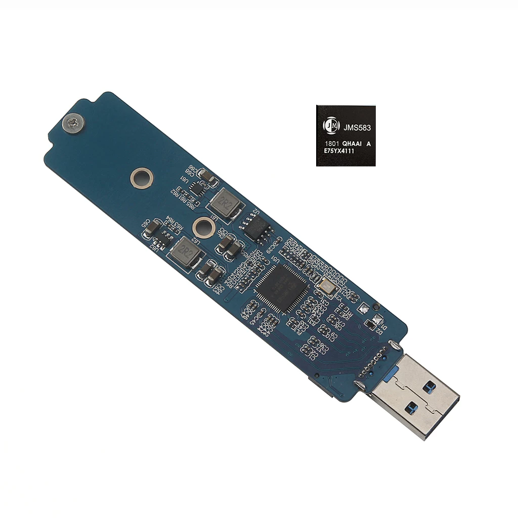 Vỏ ổ cứng di động M.2 NVME sang USB3.0 M2 SSD Giao diện PCI-E SSD chuyển đổi trạng thái rắn sang USB3.0