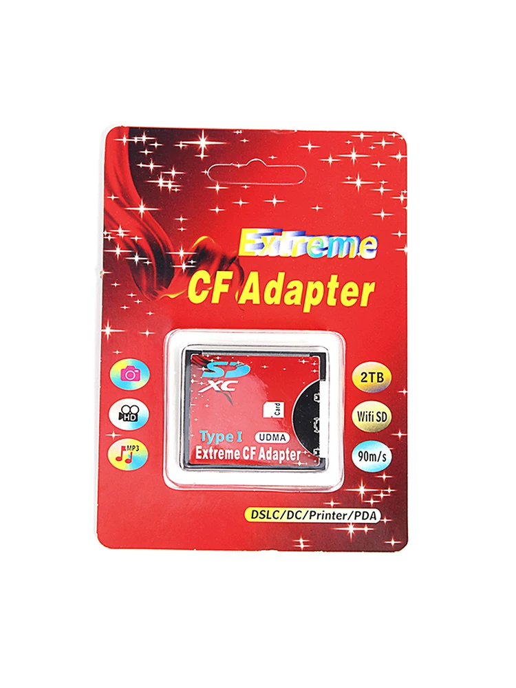 Bộ chuyển đổi thẻ SD sang CF chính hãng hỗ trợ thẻ SD CF không dây WIFI thẻ máy ảnh SLR THẺ LOẠI I thẻ mỏng