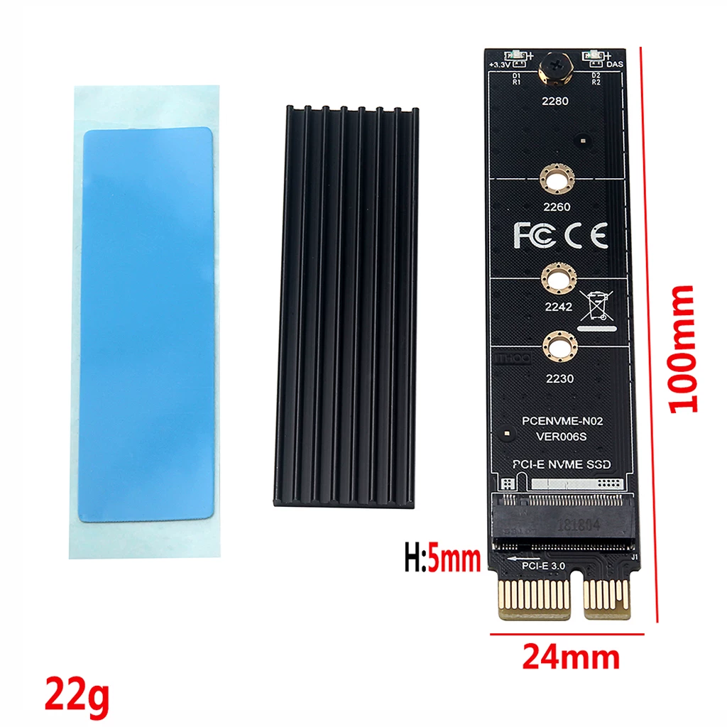 Thẻ chuyển đổi ổ cứng PCI-E sang M.2 NVME Đầu đọc thẻ ổ cứng Intel INTEL Optane SSD Thẻ thử nghiệm 1X