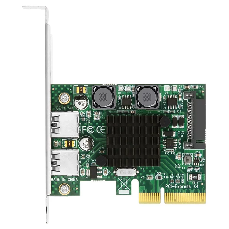 Thẻ mở rộng PCIE x 0.2kg cổng USB3.1 10GB điều khiển nhóm thẻ điều hợp PCI-E tốc độ cao điều khiển nhóm ASM3142