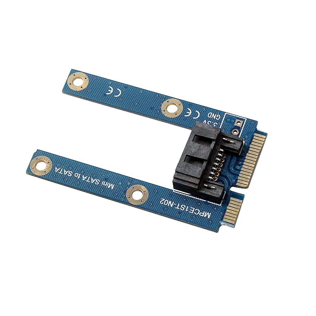Thẻ chuyển đổi mSATA sang SATA mini SATA sang 7 chân SATA Mini PCIe mở rộng SATA ngang