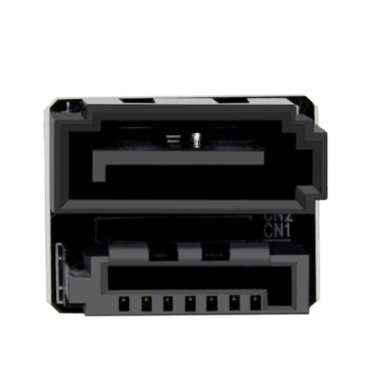 Bo mạch chủ máy tính để bàn Bộ chuyển đổi SATA3.0 7PIN đảo chiều thành đầu nối góc 180 độ SATA 6G