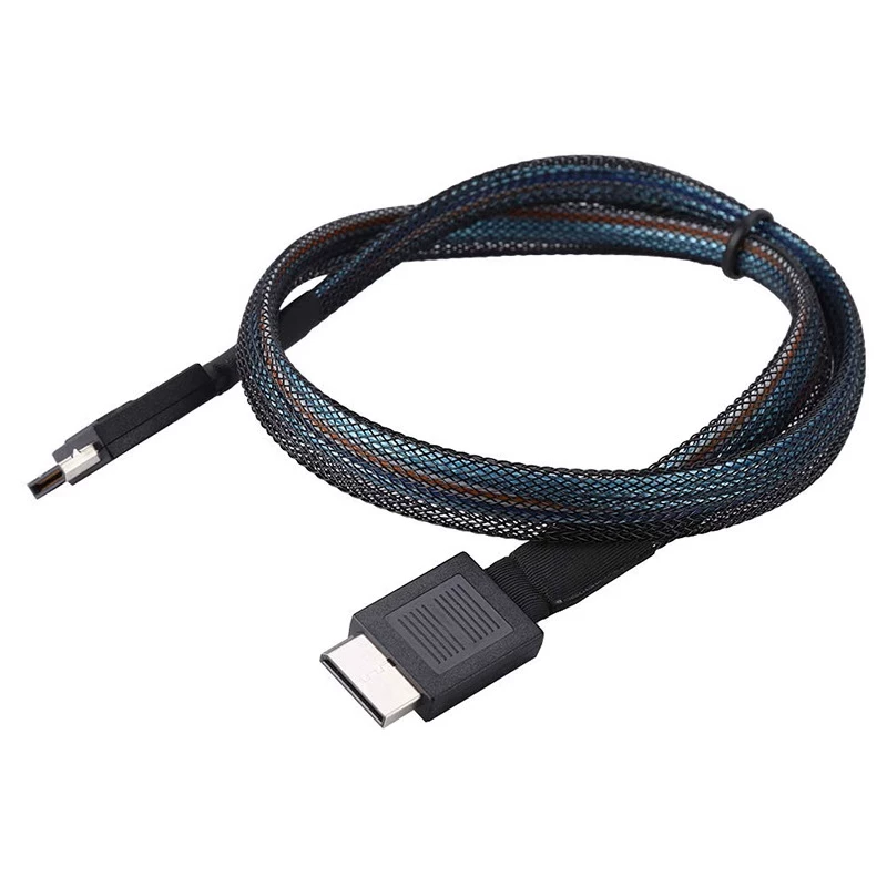 Cáp tốc độ cao bên trong máy chủ NVME Oculink SAS SFF-8611 4I đến 8087 8643 U.2