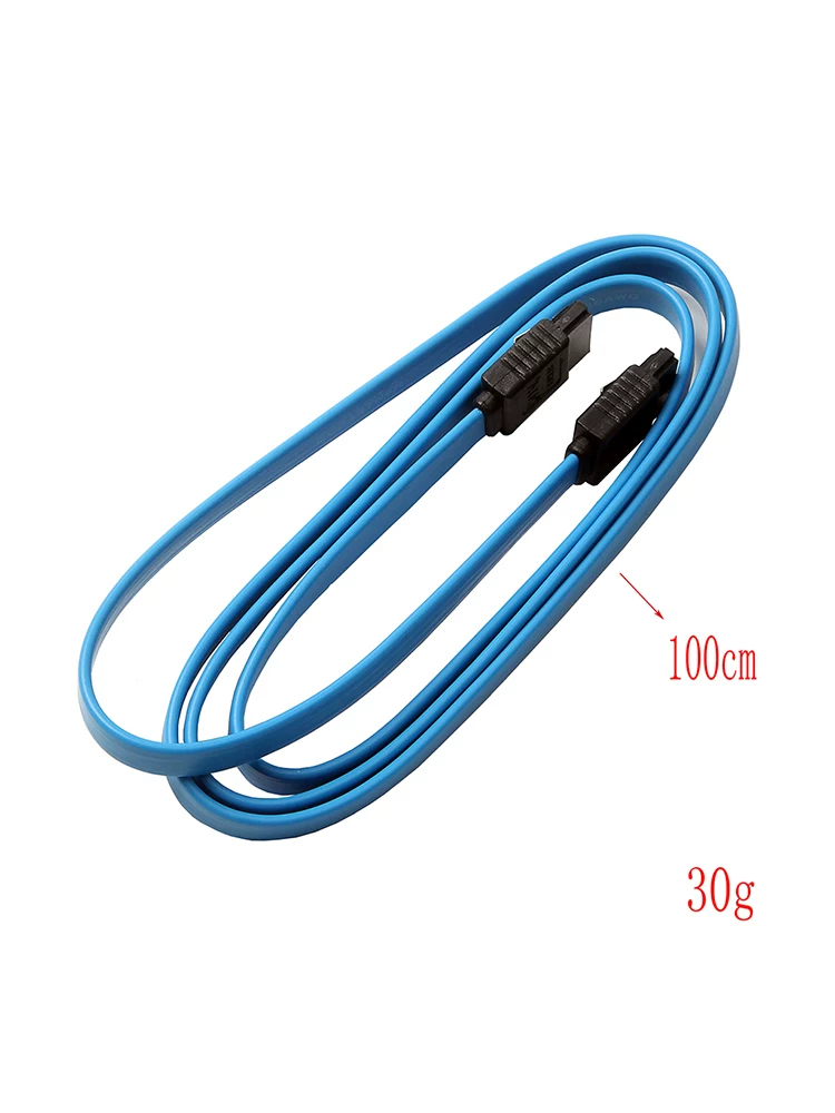 Cáp dữ liệu SATA3.0 tốc độ cao Cáp nối tiếp ổ cứng ổ đĩa quang SATA3 hai đầu có khóa kẹp lò xo cố định đầu nối thẳng
