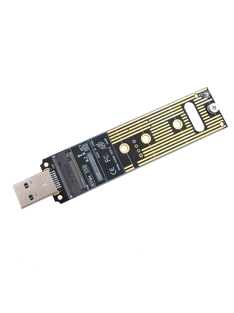 Thẻ chuyển đổi di động M.2 NVME sang USB3.0 M2 SSD Giao diện PCIE SSD chuyển đổi trạng thái rắn sang USB3.0