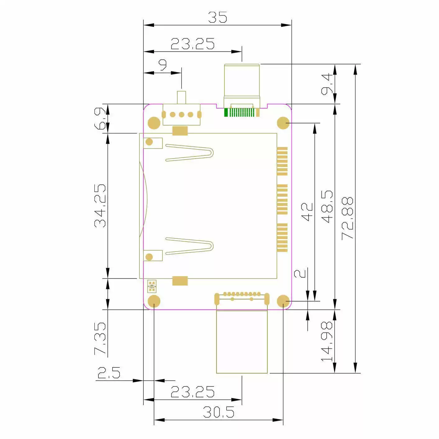 Đầu đọc thẻ CFE-B 10G hợp kim nhôm tản nhiệt Thẻ CFexpress thích hợp cho thẻ Sony Lexar Tianxue CFeA
