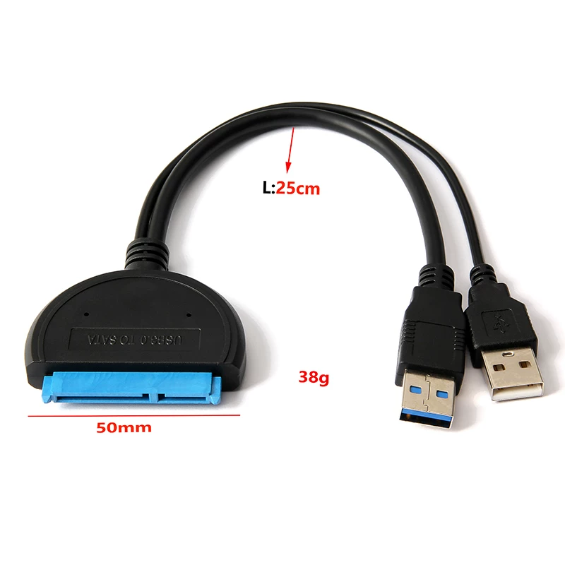 Cáp Easy Drive USB3.0 sang cổng nối tiếp SATA 2.5inch Ổ cứng máy tính xách tay Bộ chuyển đổi cáp dữ liệu di động Cáp Easy Drive