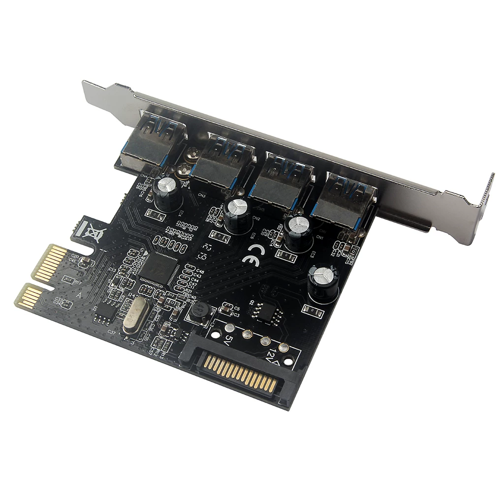 Card mở rộng PCI-E sang USB3.0 4 cổng VIA VL805 Q6 chip pcie usb3.0