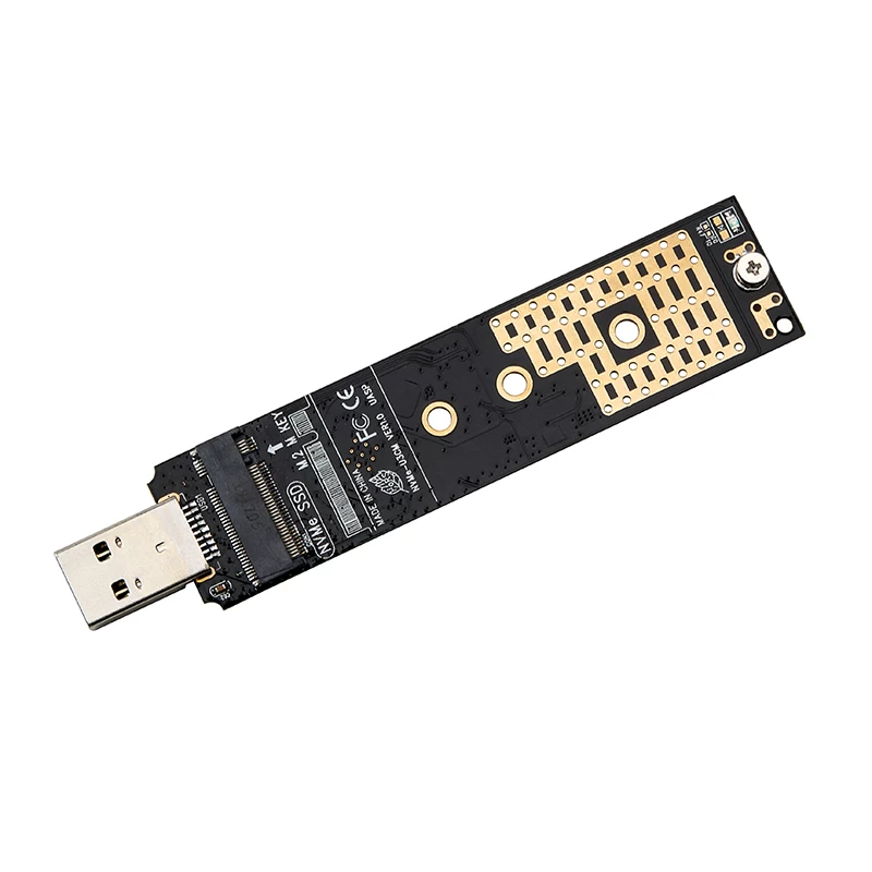 Hộp ổ cứng thể rắn di động NVME M.2NVME sang USB3.1 2280PCIE chuyển đổi ổ cứng thể rắn USB3.0