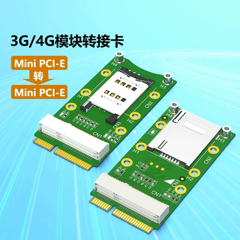 Mini PCIE sang USB, MINIPCIE sang MINIPCIE Bảng chuyển đổi mô-đun 3G 4G có ngăn đựng thẻ SIM