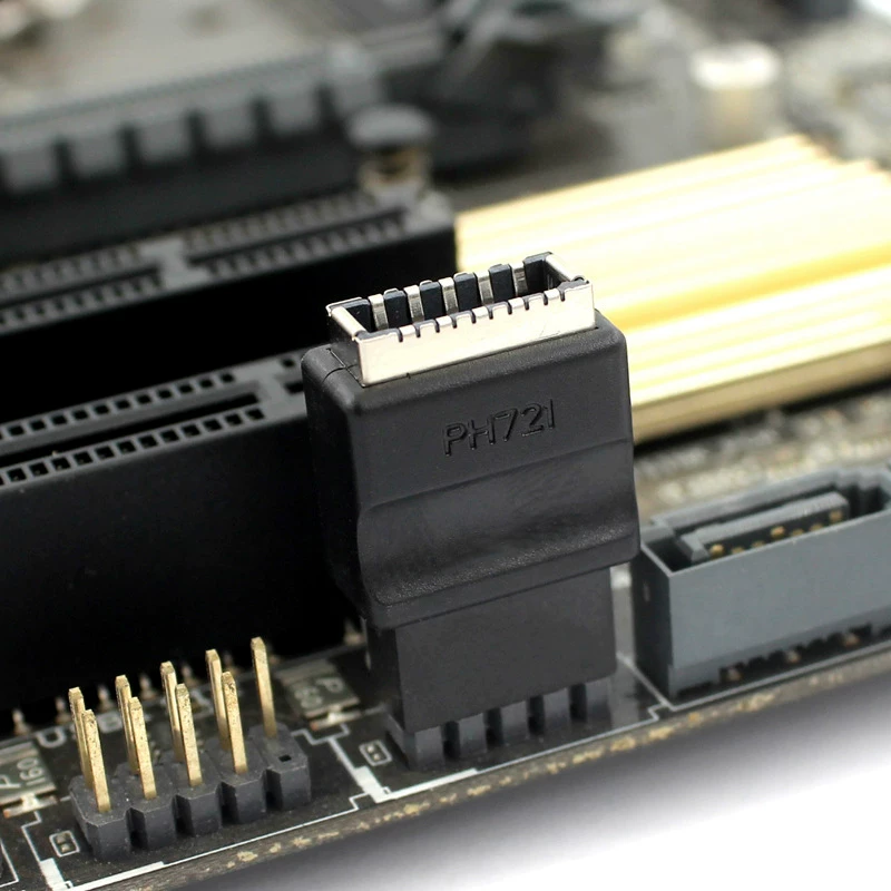 Bo mạch chủ USB2.0 9 chân 9PIN sang TYPE-E bộ chuyển đổi cáp khung máy tính bảng mặt trước TYPE-C