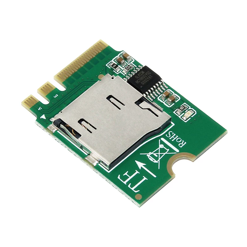 NGFF M.2 A-E KEY giao diện card mạng không dây sang thẻ TF Bộ chuyển đổi đầu đọc thẻ Micro SD SDHC