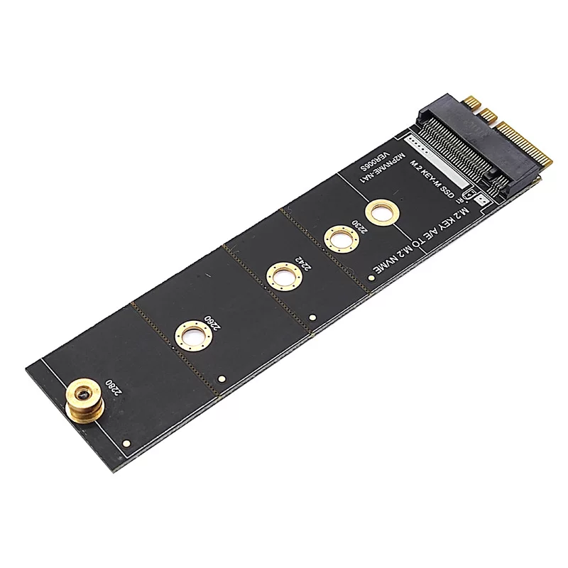 Thẻ chuyển đổi M2 KEY A hoặc E sang M2 NVME, khe cắm mở rộng NGFF sang KEY-M, giao diện WIFI được chuyển đổi thành ổ đĩa M.2