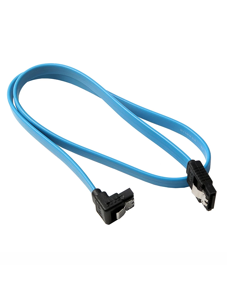 Cáp dữ liệu SATA3.0 tốc độ cao Cáp dữ liệu 7 chân ổ đĩa quang ổ cứng cáp cổng nối tiếp đầu nối lò xo hai đầu có khóa