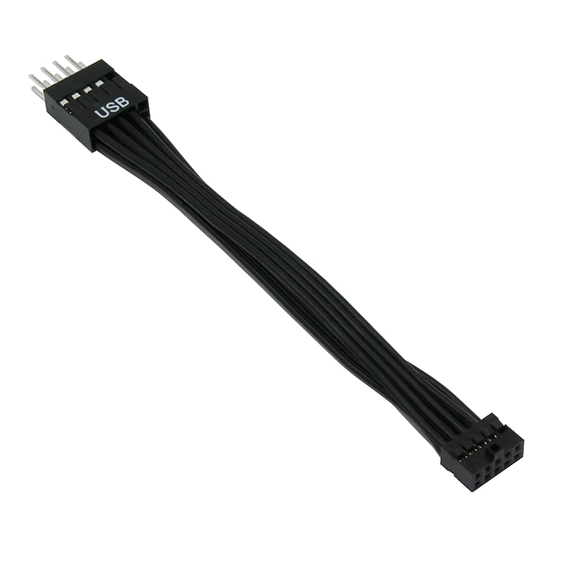 Cáp chuyển đổi Dupont 2.0 sang Dupont 2.54 USB 2.0mm 10 chân sang USB 9 chân khoảng cách 2.54mm