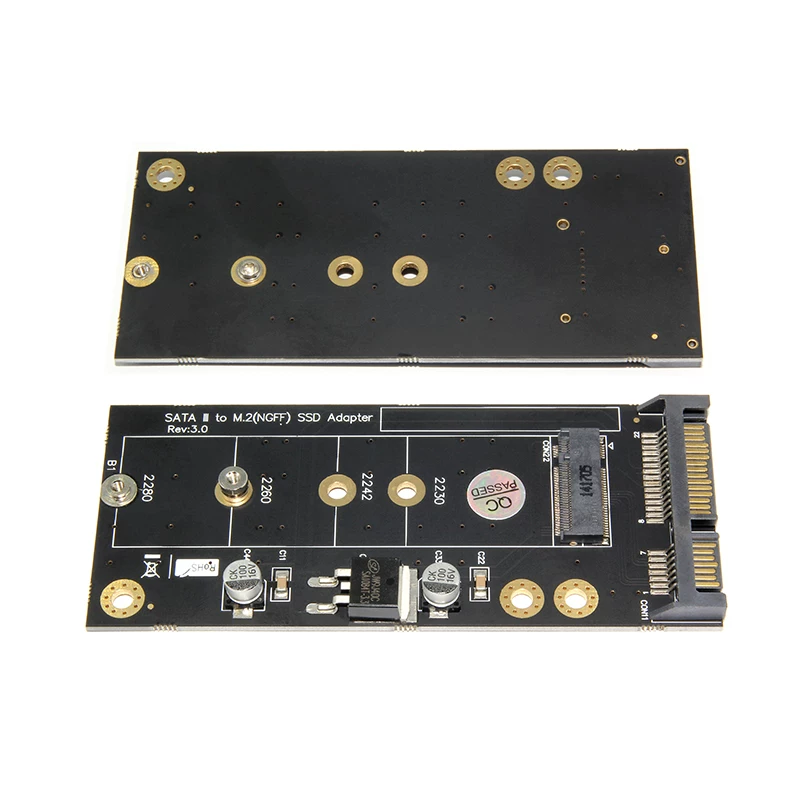 Thẻ chuyển đổi giao thức M.2 NGFF SATA Ổ cứng thể rắn M.2 SSD sang thẻ chuyển đổi giao diện SATA3.0