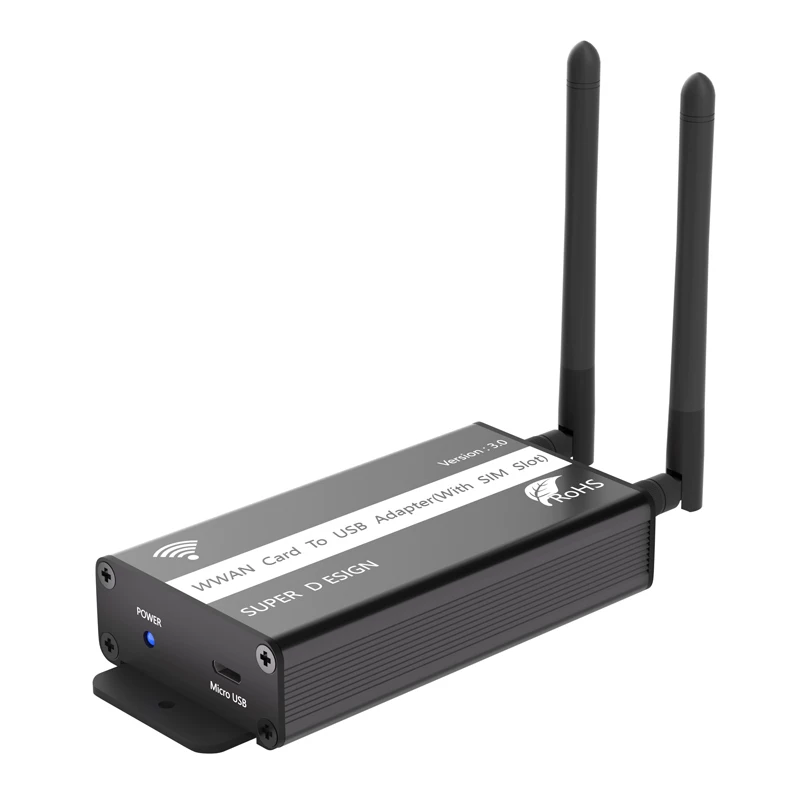 mini PCI-E sang USB2.0 với khe cắm thẻ SIM thẻ chuyển đổi M.2 B-KEY sang hộp chuyển đổi mô-đun USB2.0